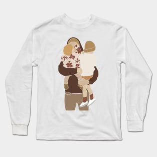 Abstract Family parents family Illustration Long Sleeve T-Shirt